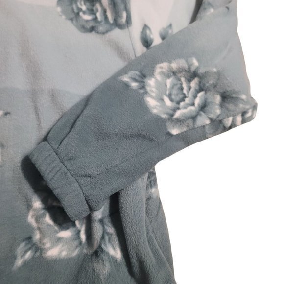 Alfred Dunner Vtg Size M Blue 1990S Grandma Style Streetwear Y2k Fleece Sweater - Picture 2 of 5